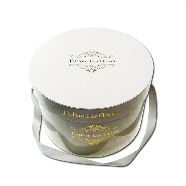 Round Flower Boxes As Gift Sets